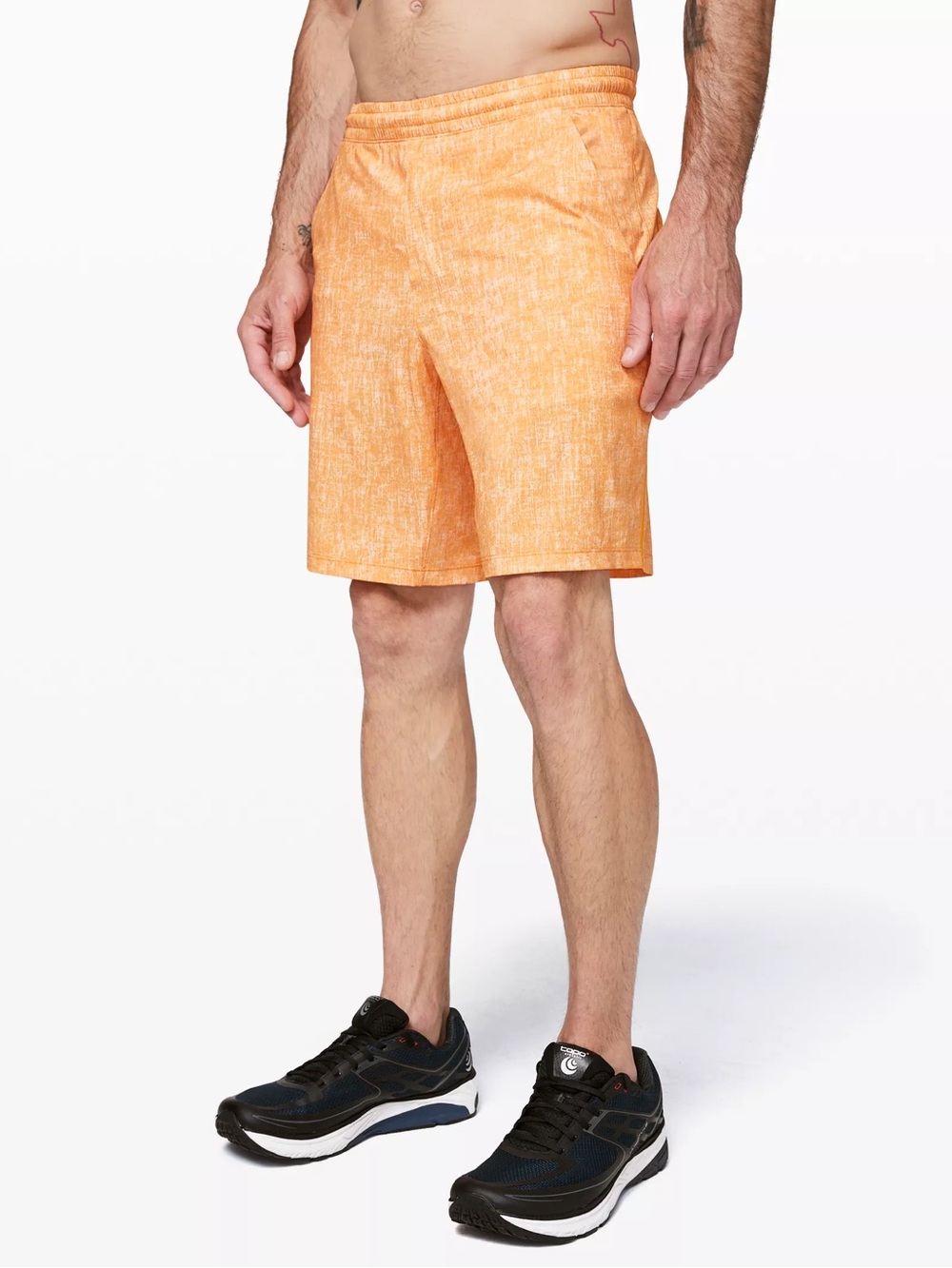 Lululemon Pace Breaker Shorts Orange